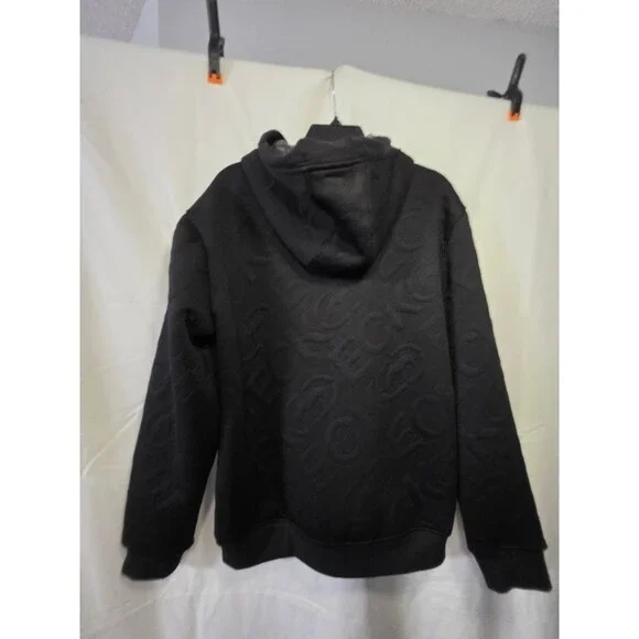 Ecko Unltd EO35H1501 Men's Full Zip Plush Lined Hoodie Black Medium - Picture 3 of 7